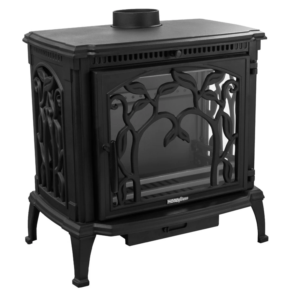 Arica peć na drva sa ukrasom na staklu - Nordflam