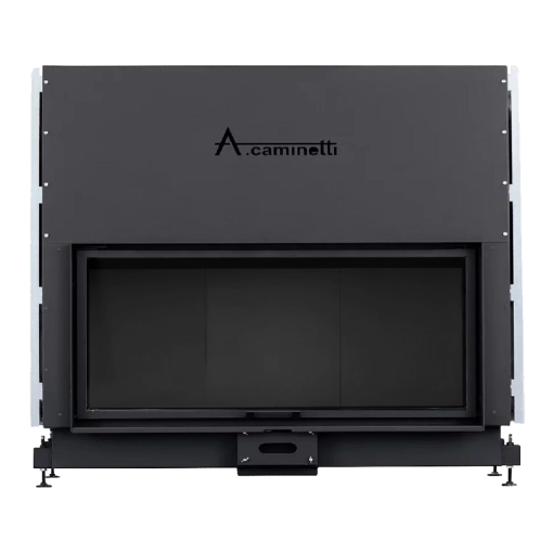 Flat 150x50 kamin na drva sa prednjim staklom na podizanje - A.caminetti German