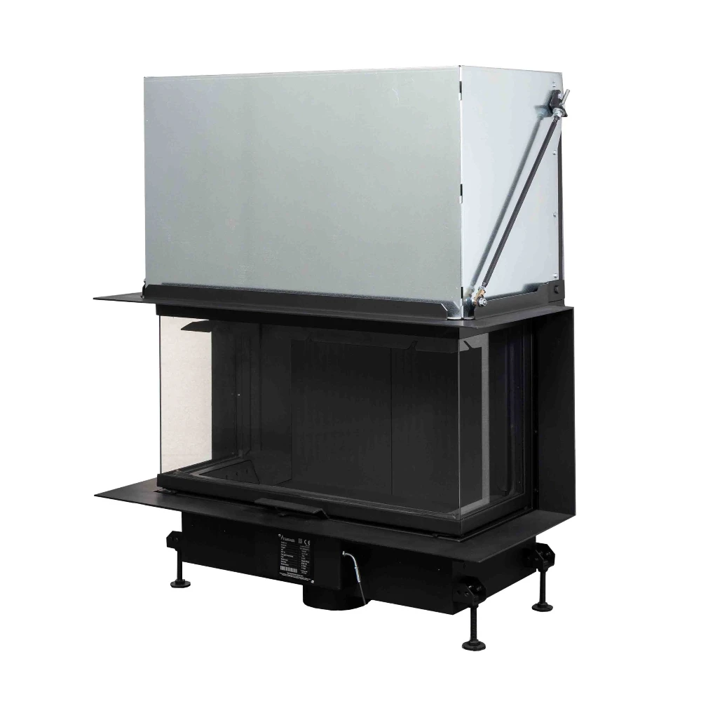 Crystal 110 ECO kamin na drva sa trostranim staklom na podizanje C tip - A.caminetti