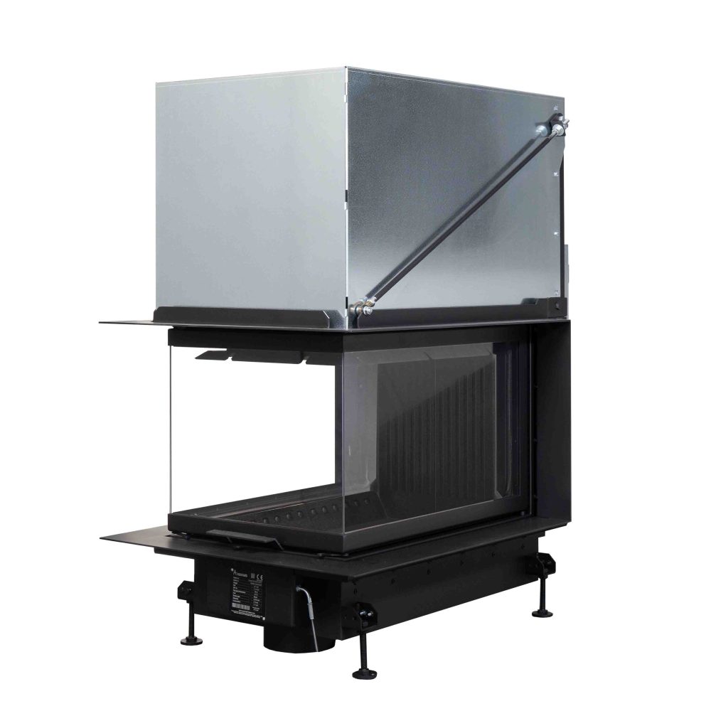 Crystal 3D 50x70 ECO kamin na drva sa trostranim staklom na podizanje U tip - A.caminetti