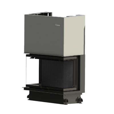 Crystal 80 kamin na drva sa trostranim staklom na podizanje C tip - A.caminetti ECO