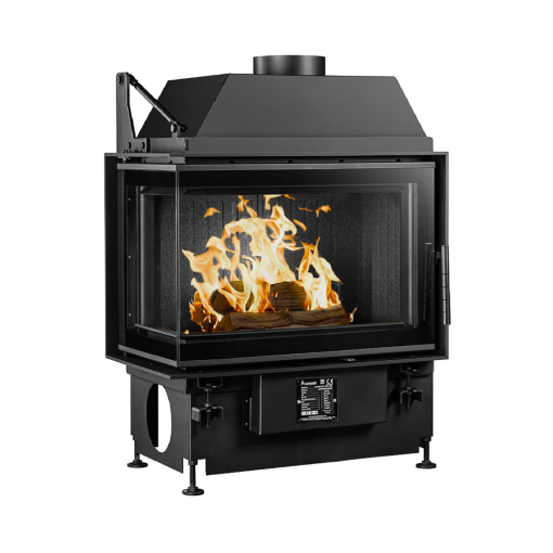 A.caminetti Open Side Quattro 60 L kamin na drva sa prednjim i lijevim staklom
