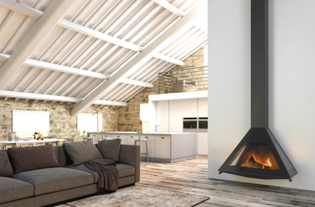 D 10 Graffiti Rocal viseći kamin na drva