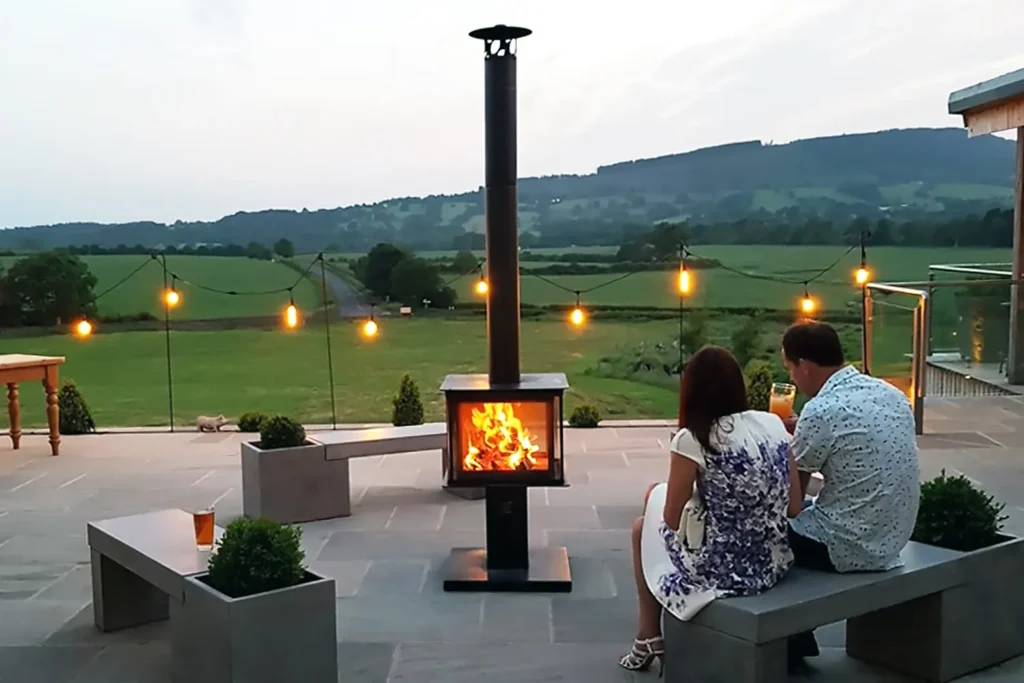 Kamin na drva Outdoor 4D A.caminetti