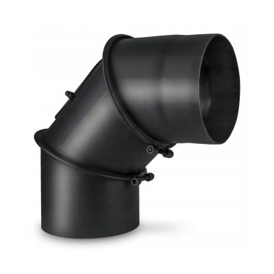 Dimovodno podesivo koljeno 0-90° sa revizijom debljine 2 mm ø150, Darco