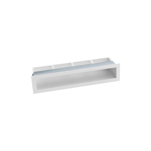 WK-KRVO-I/R-450x100-ML.B - DARCO V-OPEN bijela tunel rešetka 450x100