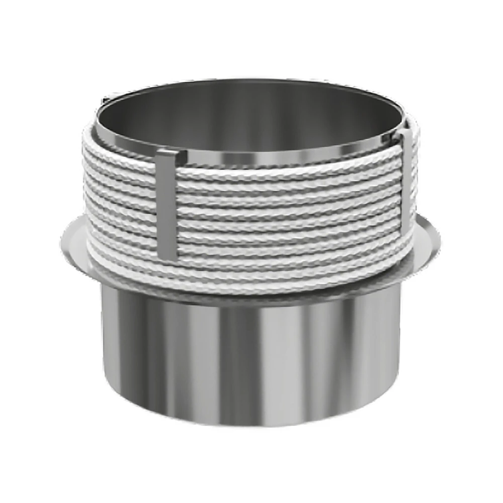 Inox zidni priključak za keramičke dimnjake, Darco