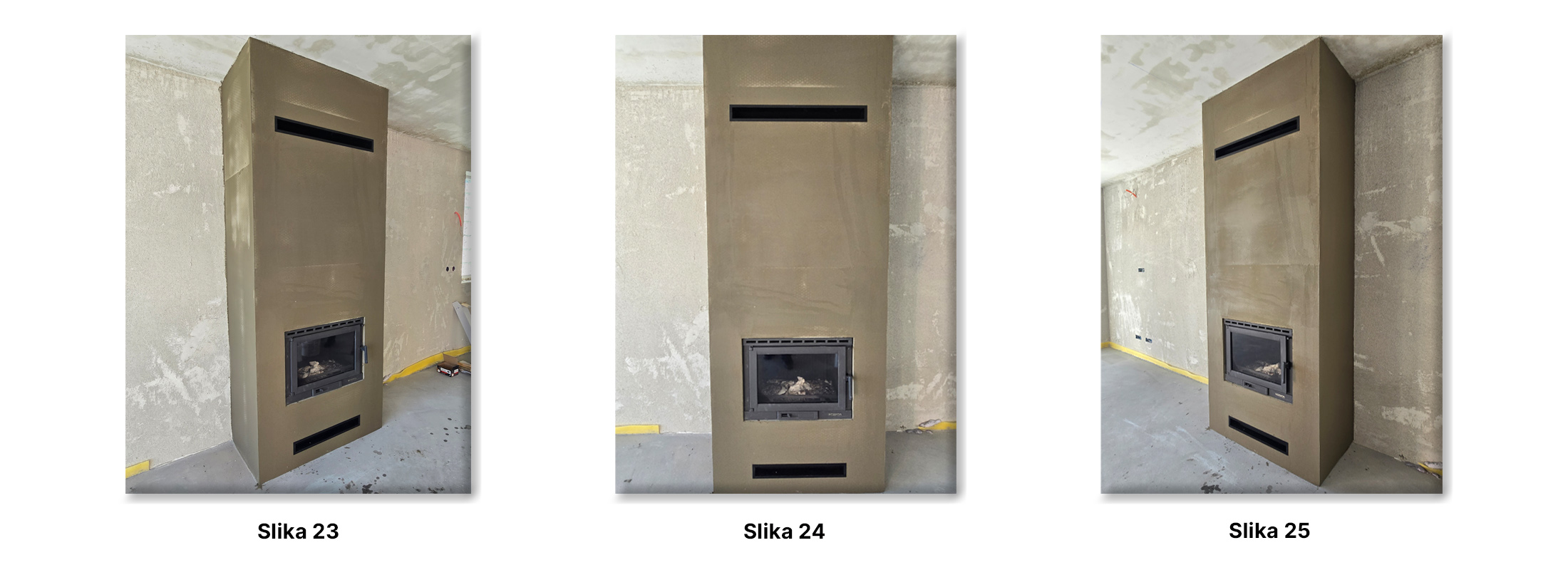 Ugradnja kamina Etna s prednjim staklom – Velika Gorica - koraci 23-25