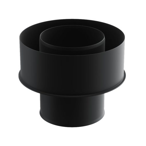 Dimnjački element - Čep T-komada zvonasti tip fi 150 mm crni, Darco