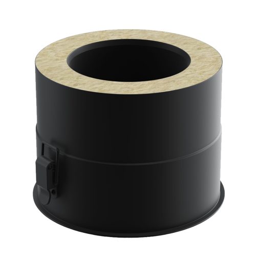 Dimnjački element - Posuda za odvod kondenzata s donjim izlazom MSDD fi 150 mm crna, Darco