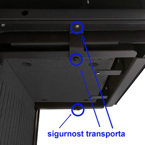 Scandinavian 65 S samostojeći kamin na drva - sigurnost transporta, A.caminetti