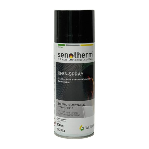 Crna termootporna boja u spreju Senotherm 400 ml, Darco