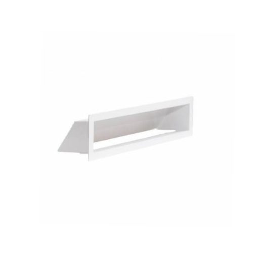 NORDflam ventilacijska rešetka za kamin tunel bijela - 9x38 cm