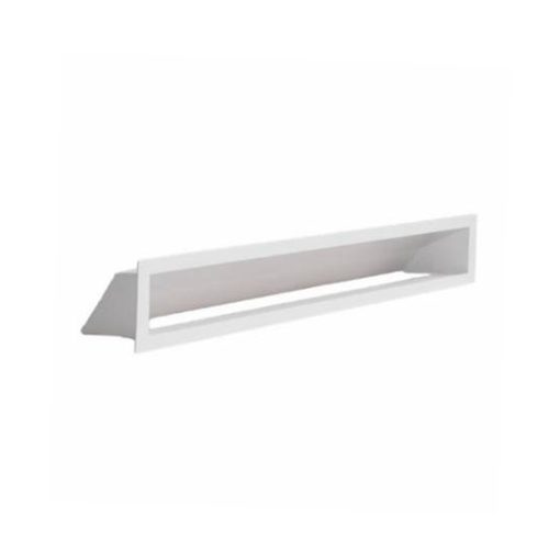 NORDflam ventilacijska rešetka za kamin tunel bijela - 9x58 cm