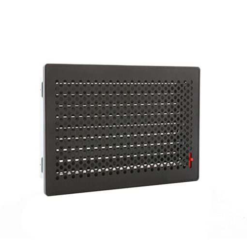 Ventilacijska rešetka s pokretnim žaluzinama crna Trend - 325x195mm, Darco