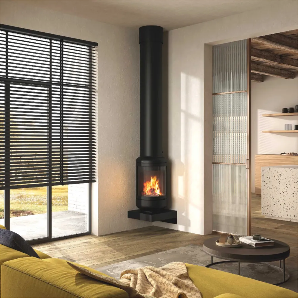 Vesta Frontal viseći kamin na drva, Rocal