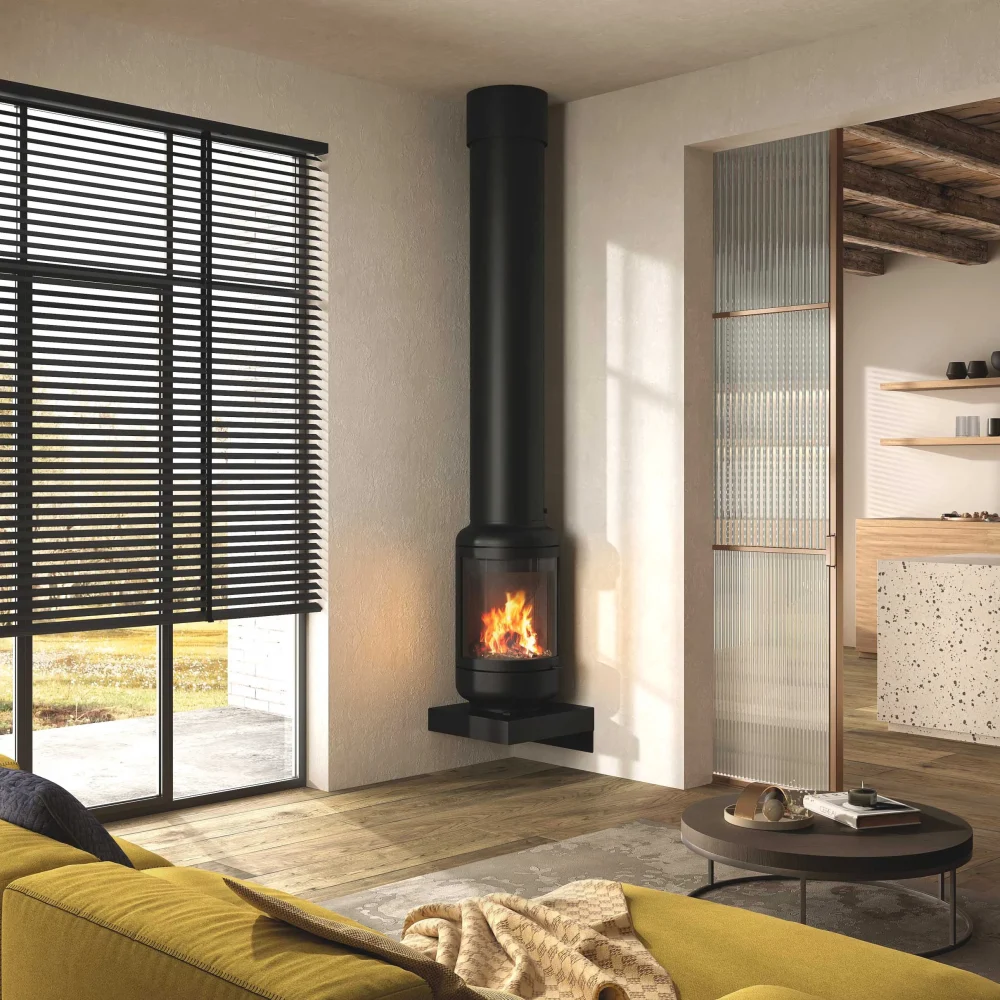 Vesta Frontal viseći kamin na drva, Rocal