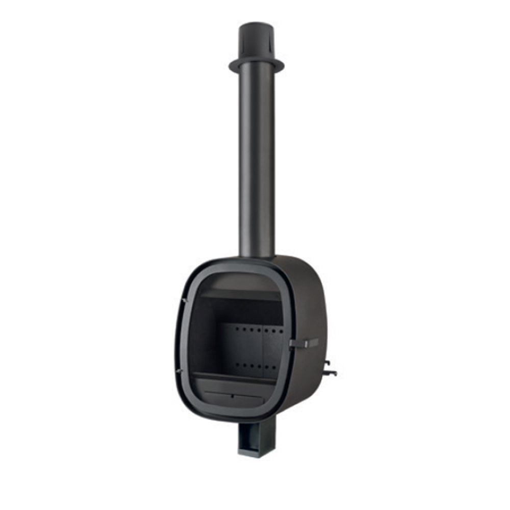 Oval viseći kamin na drva - Rocal - Slika 4