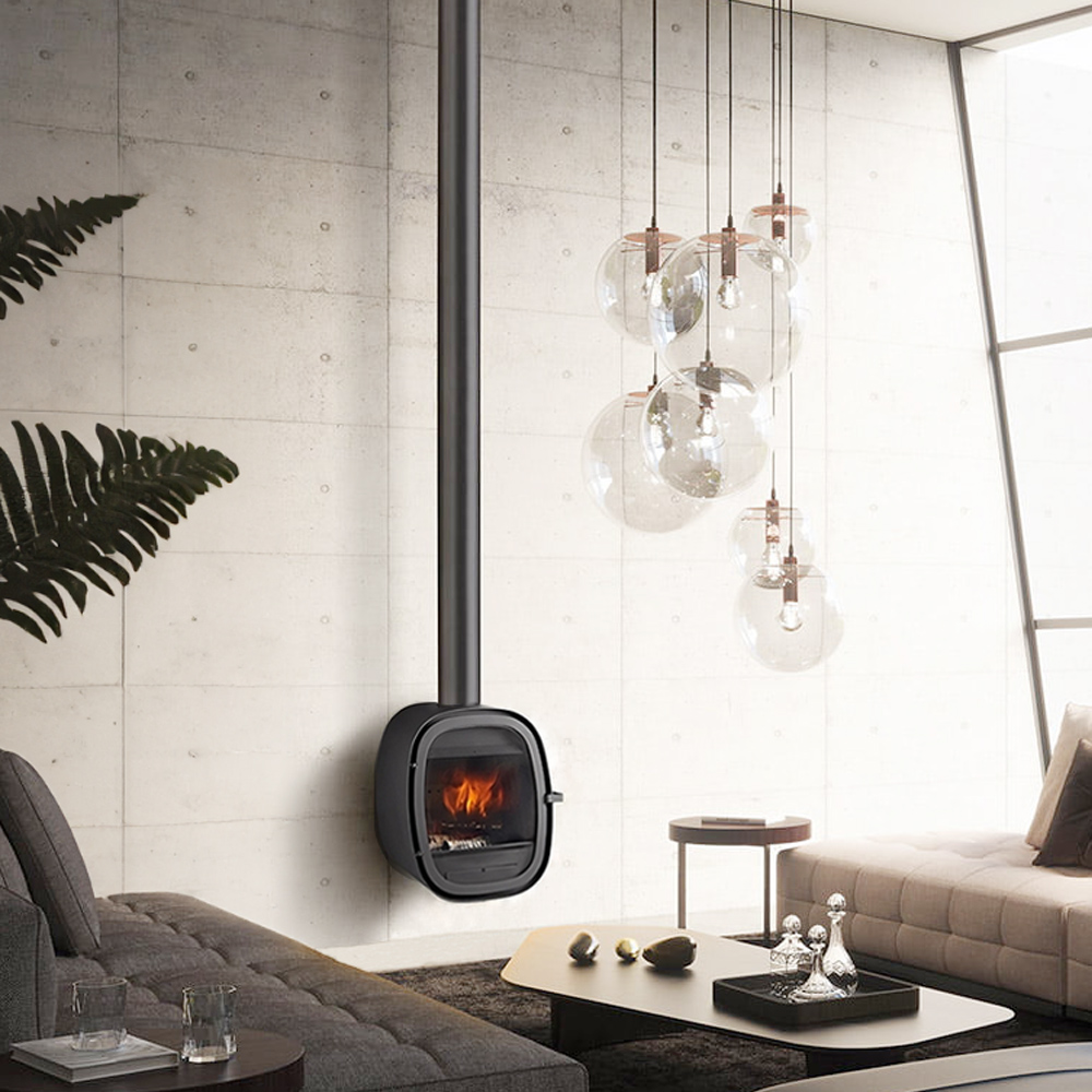 Oval viseći kamin na drva - Rocal