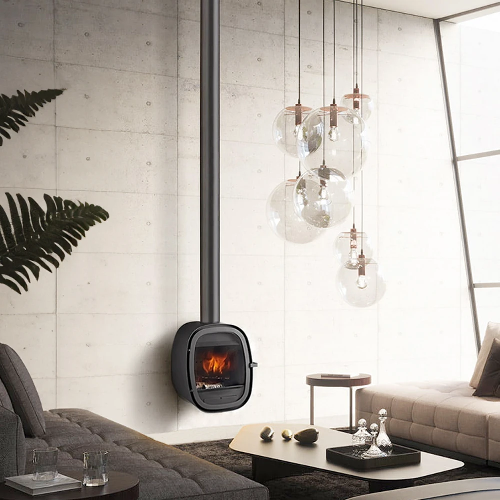 Oval viseći kamin na drva - Rocal