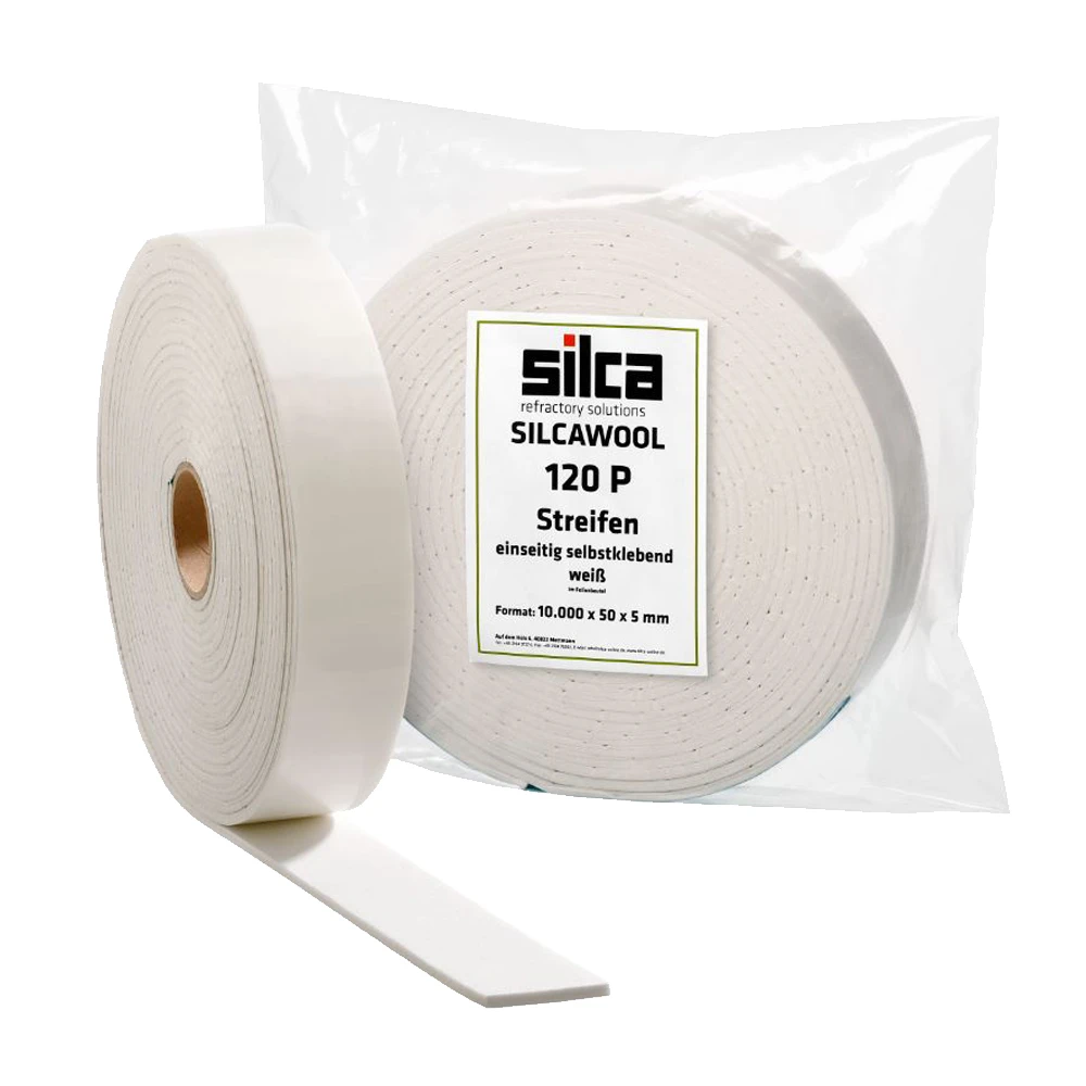 SILCAWOOL 120 papirnata brtvena traka s  jednostranom organskom samoljepljivom folijom omogućuje bržu i jednostavniju ugradnju.